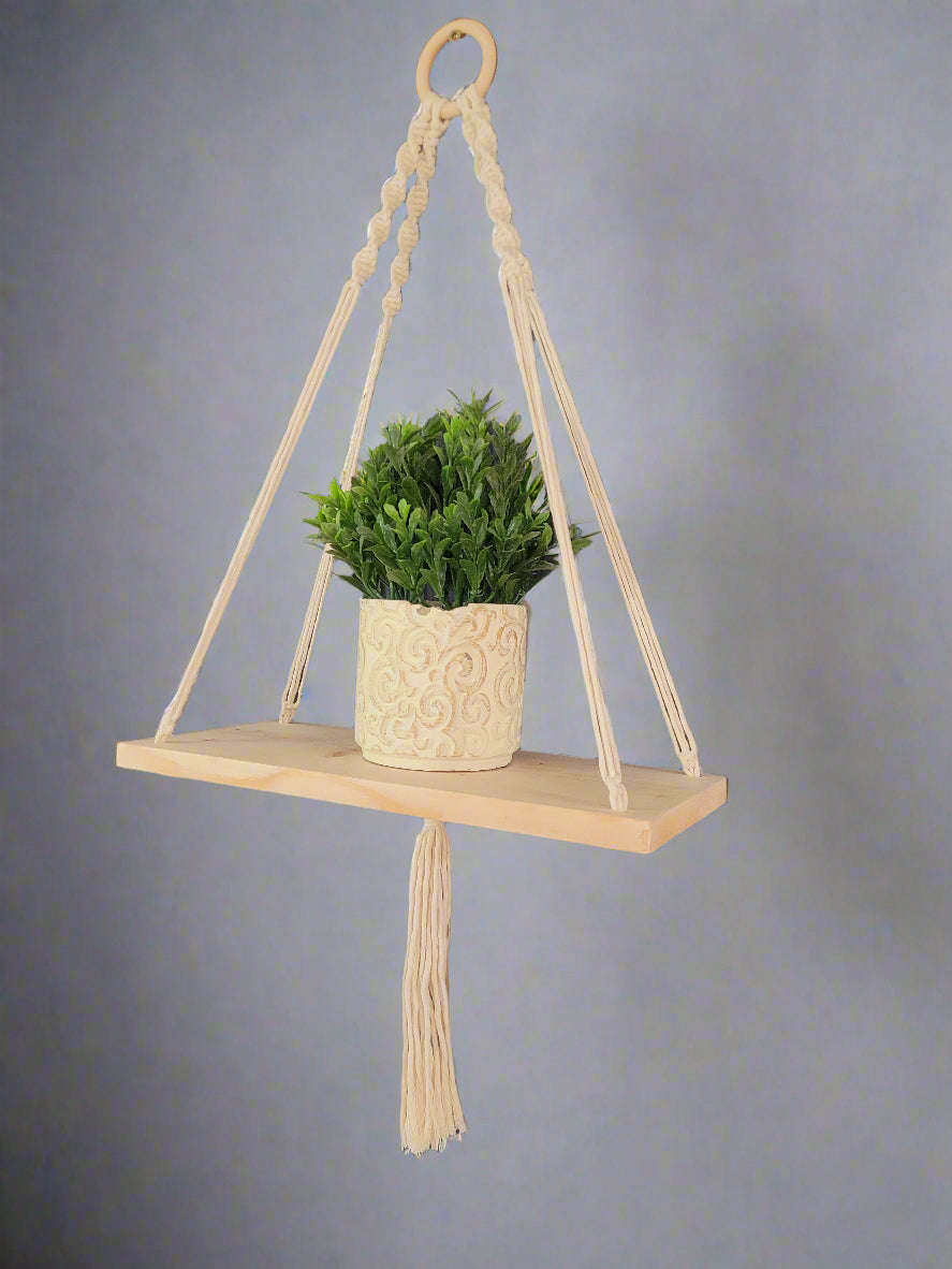 Macrame Single Shelf