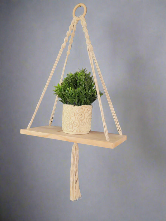 Macrame Single Shelf