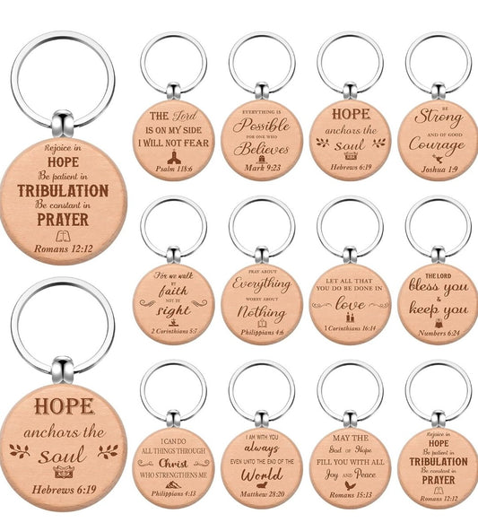 Bible Verse Keychain