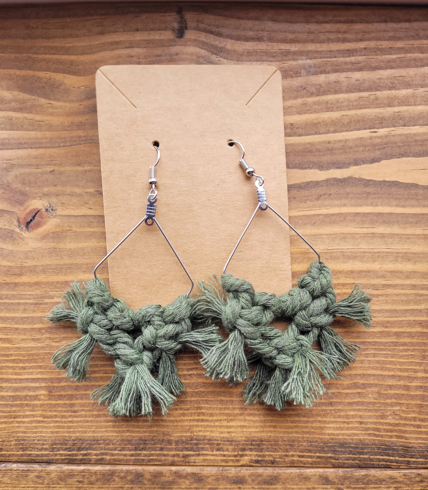 Macrame Earrings (Wedge)