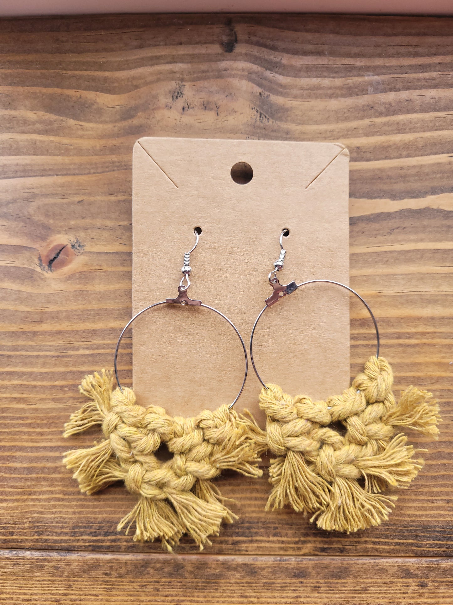 Macrame Earrings (Round)