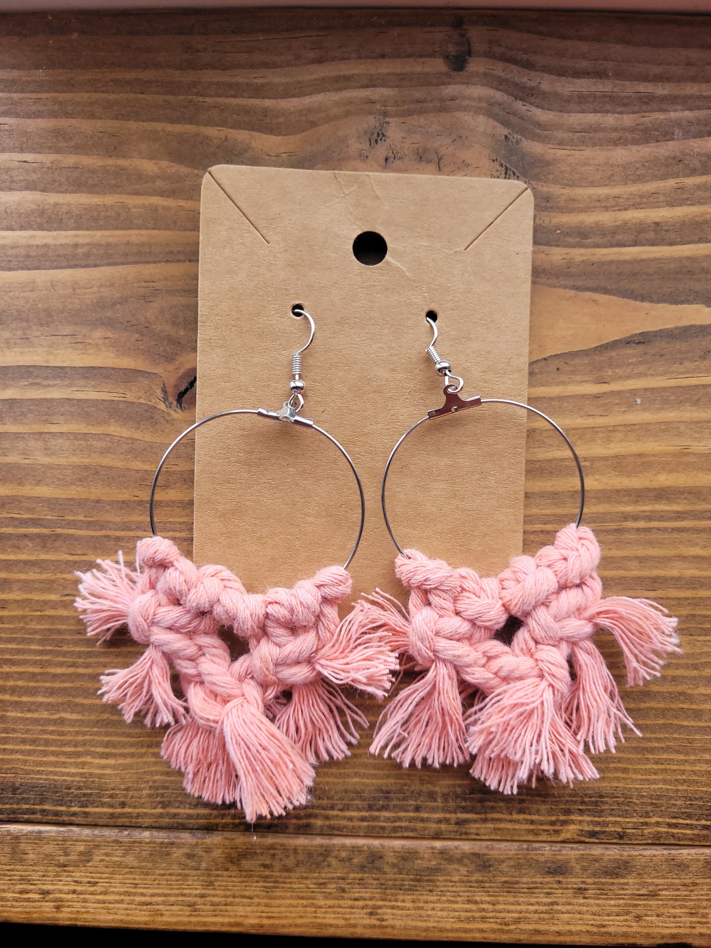 Macrame Earrings (Round)