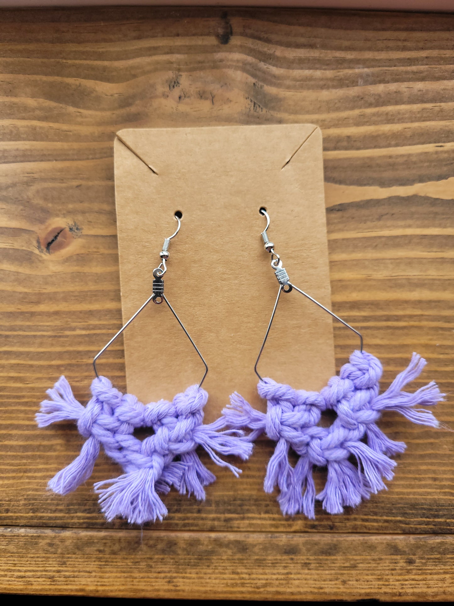 Macrame Earrings (Wedge)